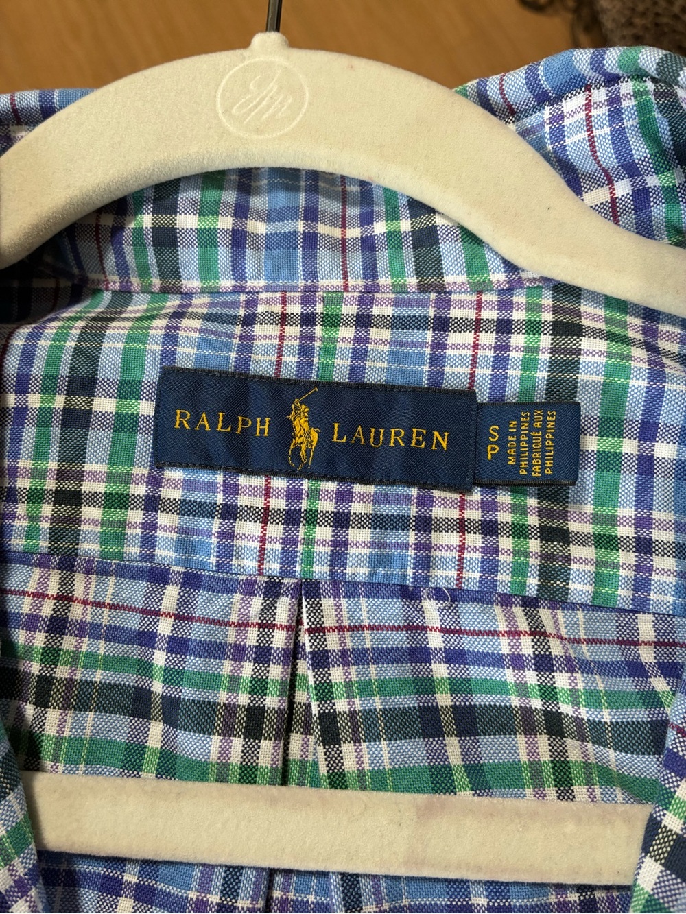 Polo Ralph Lauren Men’s Plaid Button-Down Shirt Size Small - Picture 8 of 9